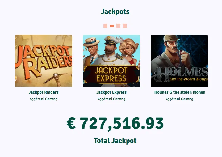 Jackpots Staxino Casino